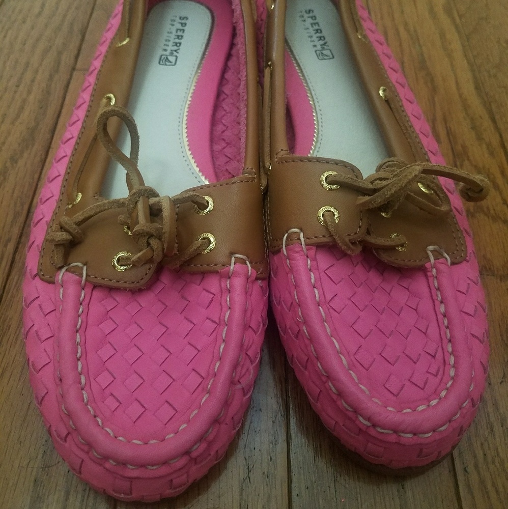 Sperry top-sider Audrey Woven Boat Shoe size 9